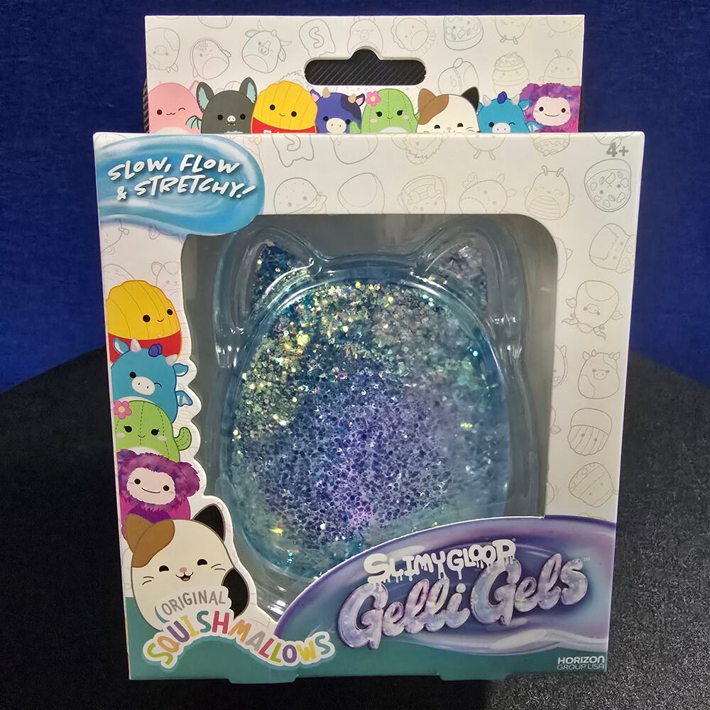 Squishmallows Gelli Gel Glitter Squishy Sensory toy (Blue)